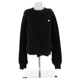 Céline Celine Strickwaren T.International M Wolle Schwarz