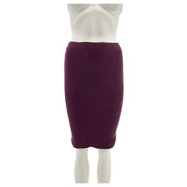 Leetha skirts T.International XS Cashmere Dark red