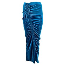 Preen By Thornton Bregazzi PREEN PAR THORNTON BREGAZZI Jupes T.International S Polyester Bleu
