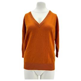 Leetha-Leetha knitwear T.International XS Cashmere-Orange