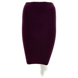 Leetha skirts T.International XS Cashmere Dark red