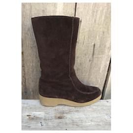 Autre Marque-Boots-Dark brown