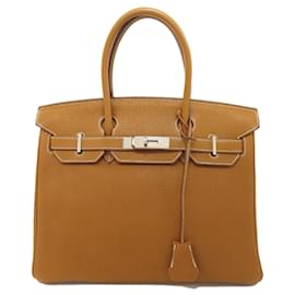 Hermès-Hermes Birkin 30 Handbag-Golden