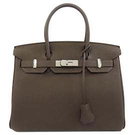 Hermès-Hermes Birkin 30 Handbag-Brown