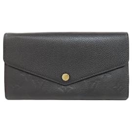 Louis Vuitton-Louis Vuitton Empreinte Long Wallet-Black