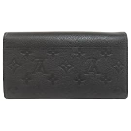 Louis Vuitton-Louis Vuitton Empreinte Long Wallet-Black