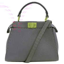 Fendi-Fendi Peekaboo Handbag-Pink