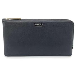 Tiffany & Co-Tiffany Leather Long Wallet-Black