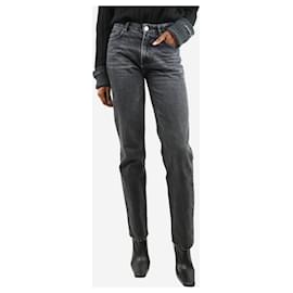 Balenciaga-Black faded bumster jeans - size UK 6-Black