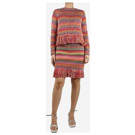 Conjunto de crochet multicolor Oscar De La Renta - talla M Multicolor