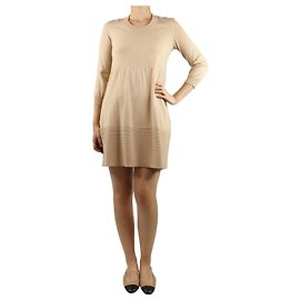 Piazza Sempione Neutral wool mini dress - size UK 8 Other