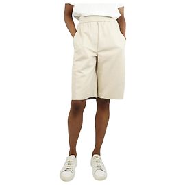 Nanushka Cremfarbene vegane Lederhosen - Größe S Roh