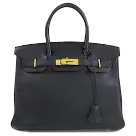 Hermès-Hermes Birkin 30 Handbag-Black