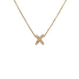 Colar Chaumet Lien Judeau em ouro rosa K18PG Outro