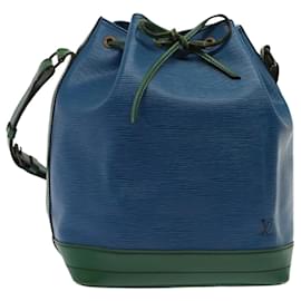 Louis Vuitton-LOUIS VUITTON Epi Noe Shoulder Bag Bicolor color Green Blue M44044 LV Auth 88338-Blue,Green