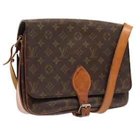 Louis Vuitton-LOUIS VUITTON Monogram Cartouchiere GM Shoulder Bag Vintage M51252 LV Auth 84505-Monogram