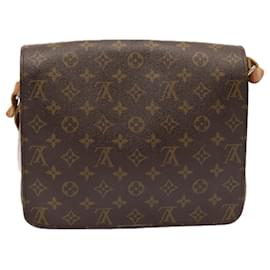 Louis Vuitton-LOUIS VUITTON Monogram Cartouchiere GM Shoulder Bag Vintage M51252 LV Auth 84505-Monogram
