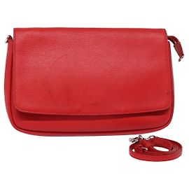 LOUIS VUITTON Parnasea Esan Ciel Borsa a Spalla in Pelle Rossa M94448 LV Auth bs17244 Rosso