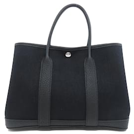 Hermès-Sac Tote TPM Hermes Garden-Noir