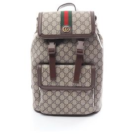 Gucci Ophidia GG Supreme Rucksack Braun Mehrfarben Beige