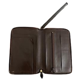 Hermès-Wallets Small accessories-Dark brown