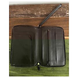 Hermès-Wallets Small accessories-Dark brown