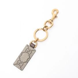Gucci-GUCCI Ophidia Keychain-Brown,Beige