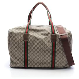 Gucci-Gucci Large Duffle Bag-Brown,Multiple colors,Beige