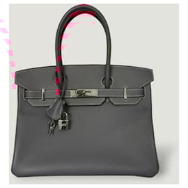 Hermès-Hermes Birkin 30 Pink-Pink,Red