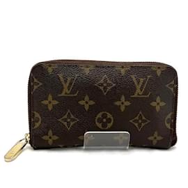 Louis Vuitton-Louis Vuitton Monogram Zippy Compact Wallet-Brown