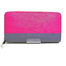 Louis Vuitton-Louis Vuitton Epi Zippy Wallet in Pink-Pink