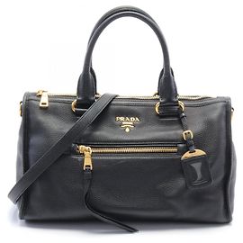 Sac à main Prada Vit Daino Noir