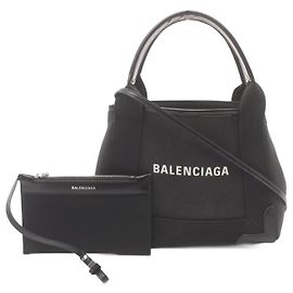Borsa Balenciaga Cabas XS Navy Nero