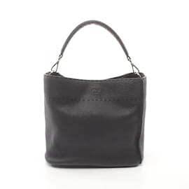 Fendi-Sac à main Fendi Selleria Anna Small-Noir