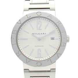 Bulgari-Bvlgari Men's Silver Stainless Steel Wristwatch-Other