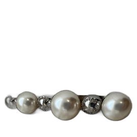 Broche de perlas Louis Vuitton Plata