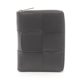 Bottega Veneta-Bottega Veneta Black Leather Coin Purse-Black