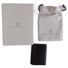 Brunello Cucinelli Card holder Black