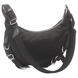 Givenchy-Givenchy Black Nylon Shoulder Bag-Black