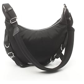 Givenchy-Givenchy Black Nylon Shoulder Bag-Black