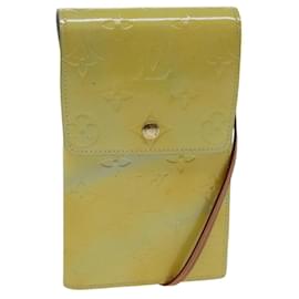 Louis Vuitton-LOUIS VUITTON Monogram Vernis Walker Gris M91031 LV Auth hk1594-Grey