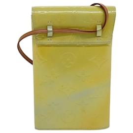 Louis Vuitton-LOUIS VUITTON Monogram Vernis Walker Gris M91031 LV Auth hk1594-Grey