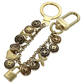 Louis Vuitton-LOUIS VUITTON Monogram Porte Cles Chainne Pastilles Charm M66172 LV Auth ac3239-Golden