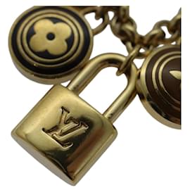 Louis Vuitton-LOUIS VUITTON Monogram Porte Cles Chainne Pastilles Charm M66172 LV Auth ac3239-Golden