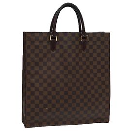LOUIS VUITTON Sac Plat Damier Ebene N51140 Auth LV 88692 Autre