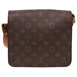 Louis Vuitton-LOUIS VUITTON Monogram Cartouchiere MM Shoulder Bag Vintage M51253 LV Auth 78689-Monogram