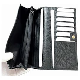 Gucci-GUCCI Interlocking G Long Wallet-Black
