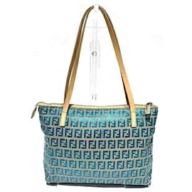 Fendi-Fendi Zucchino Handbag-Beige,Orange