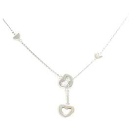 Tiffany & Co-Tiffany Heart Link Silver Necklace-Other