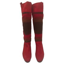 Autre Marque Botas Arche de nubuck e lã vermelho multicolor Vermelho Multicor